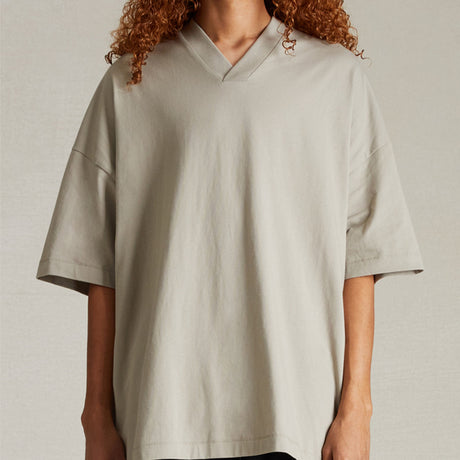Fear of God Essentials Back Applique V-Neck Tee Seal (Oversized) FEAR OF GOD FEAR OF GOD - originalfook singapore