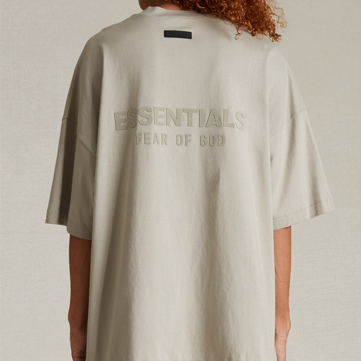 Fear of God Essentials Back Applique V-Neck Tee Seal (Oversized) FEAR OF GOD FEAR OF GOD - originalfook singapore