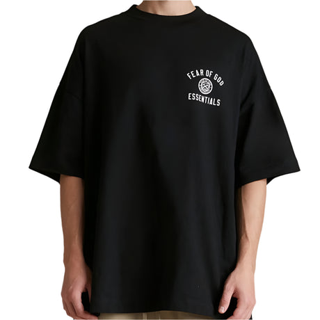 Fear of God Essentials University Logo Tee Black