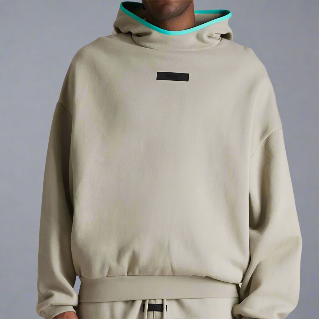 Buy Fear of God Essentials Applique Box Logo Hoodie Seal online