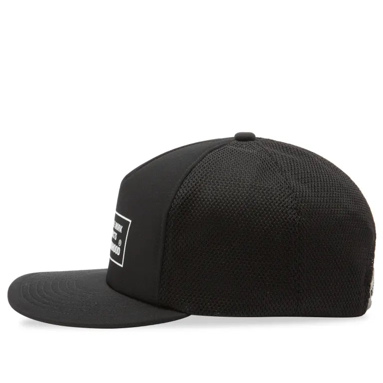 Neighborhood Box Logo Trucker Cap Black - ORIGINALFOOK