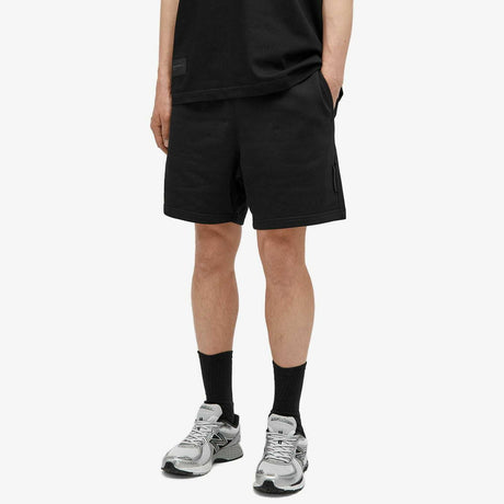 AAPE By Bathing Ape Badge French Terry Sweat Shorts Black [673] BATHING APE BATHING APE - originalfook singapore
