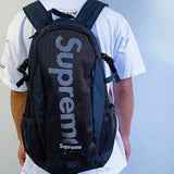 Supreme Reflective Logo Black Backpack