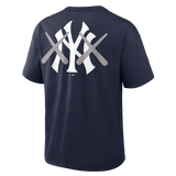 Navy KAWS X Nike men's MLB Elevated Max 90 tee featuring graphic design, casual apparel by HUMAN MADE.