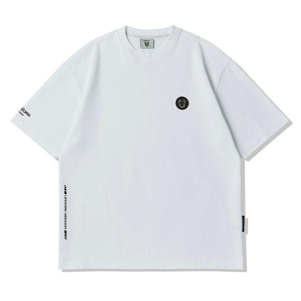 LifeWork Korea Round Patch Logo Tee White LifeWork LifeWork - originalfook singapore