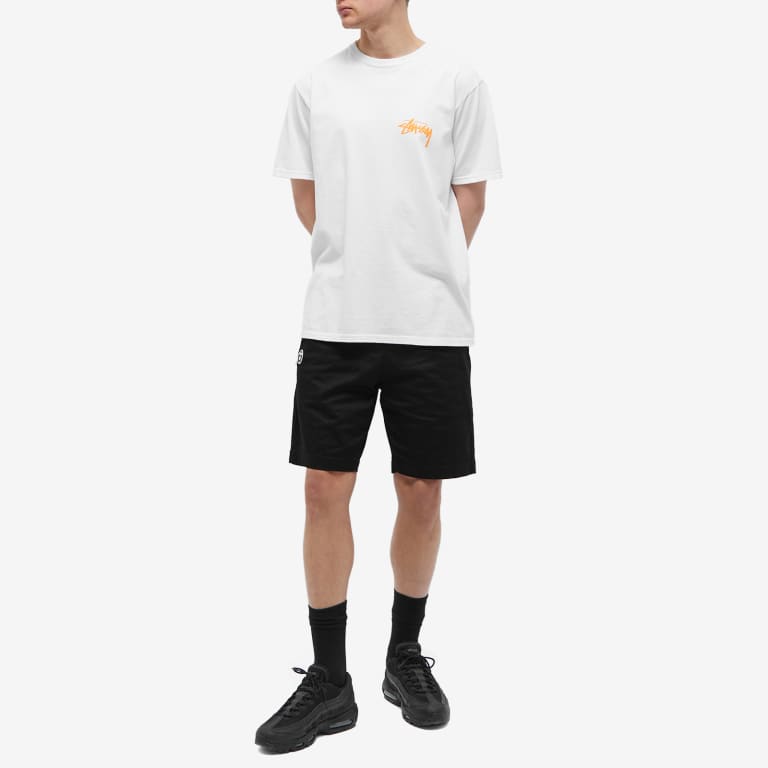 AAPE By Bathing Ape Now Badge Woven Shorts Black AAPE AAPE - originalfook singapore