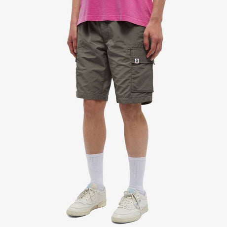 AAPE By Bathing Ape Badge Cargo Shorts Khaki [6949] AAPE AAPE - originalfook singapore