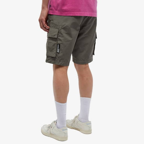 AAPE By Bathing Ape Badge Cargo Shorts Khaki [6949] AAPE AAPE - originalfook singapore