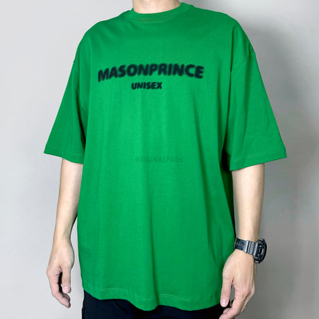 MASONPRINCE Classic Spray Logo Tee Green MASONPRINCE MASONPRINCE - originalfook singapore