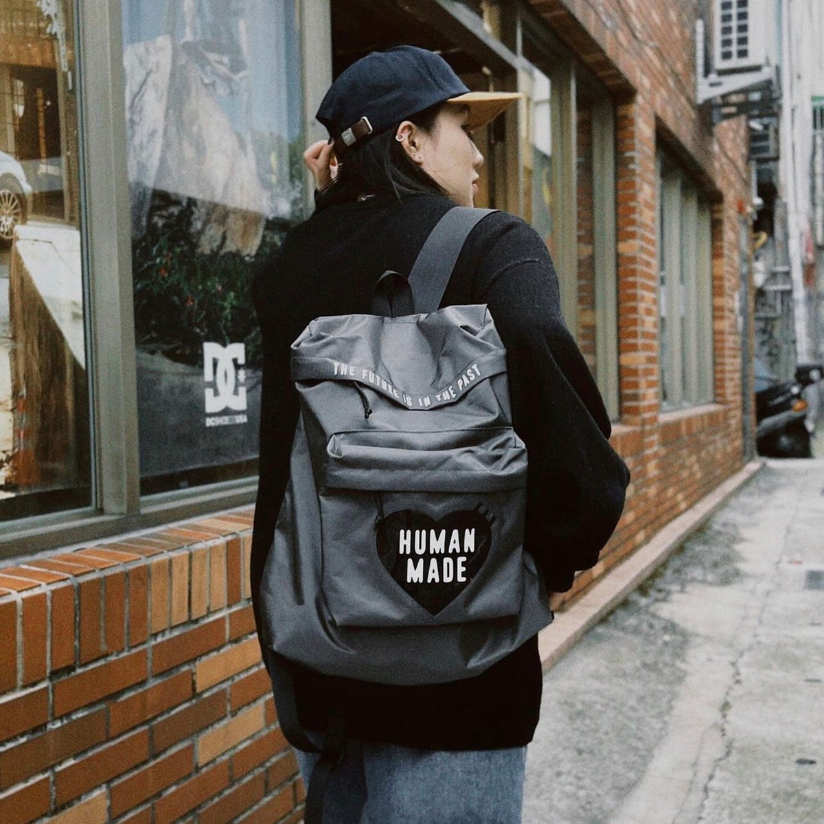 Where to buy Human Made Boston Backpack Bag Grey in Singapore 