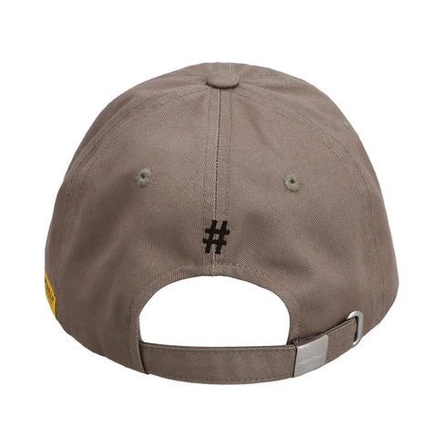 Been Trill Tape Logo Baseball Cap Khaki Beige