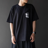 Black Stussy Tall Dice Tee shirt with bold dice graphic, casual streetwear apparel featuring the STUSSY brand logo.