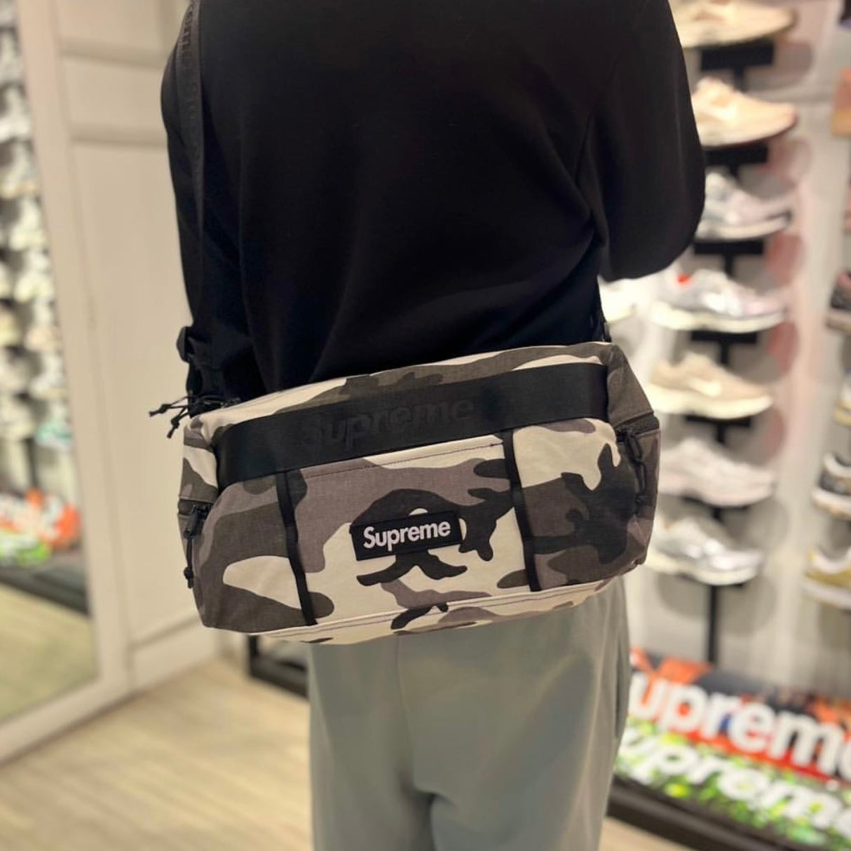 Supreme Utility Sling Bag Snow Camo supreme supreme - originalfook singapore