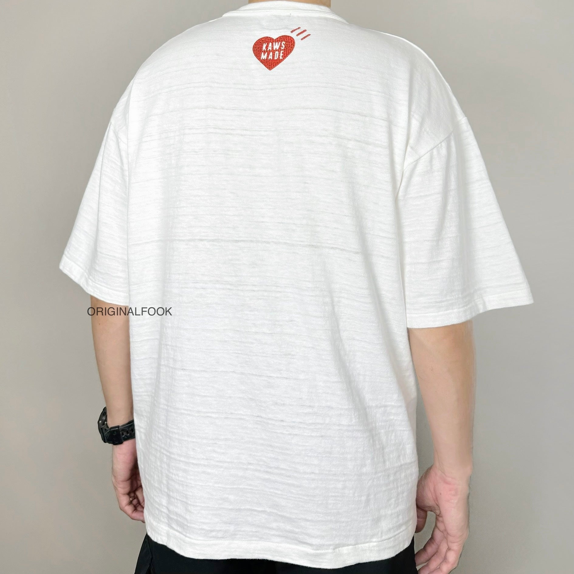 Human Made X KAWS Tee #1 White - | ORIGINALFOOK