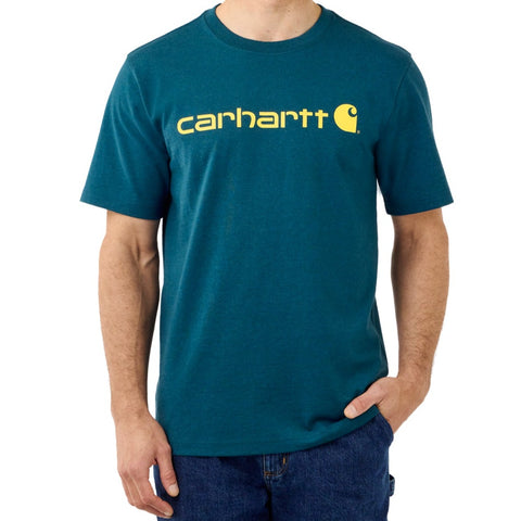 Carhartt K195 Signature Logo Tee Jade Heather