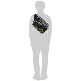 Porter Yoshida Japan Counter Shade large waist bag in camouflage, featuring multiple compartments and adjustable strap.