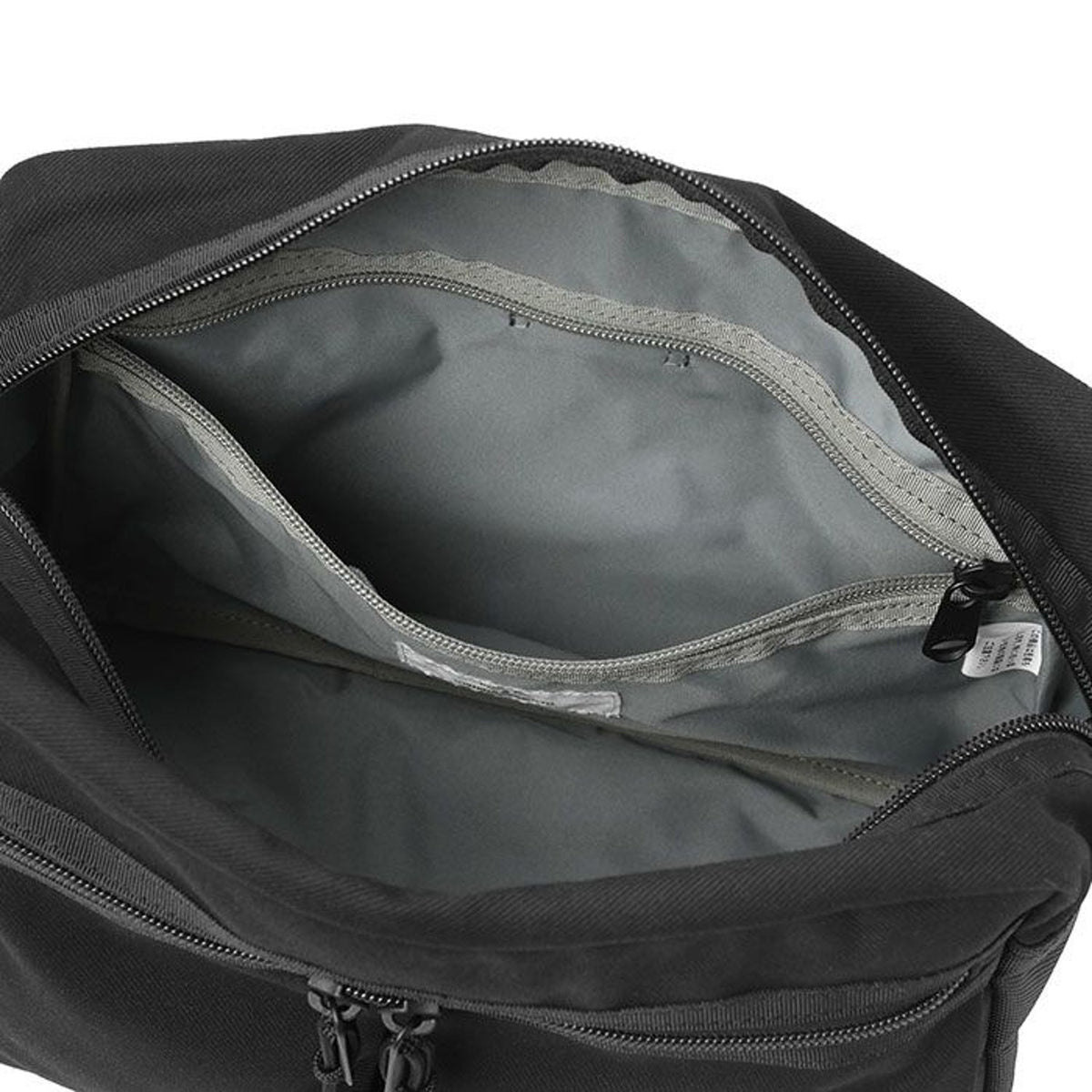 Porter Yoshida Japan Switch large shoulder bag in navy with adjustable strap and multiple compartments, made of durable fabric.