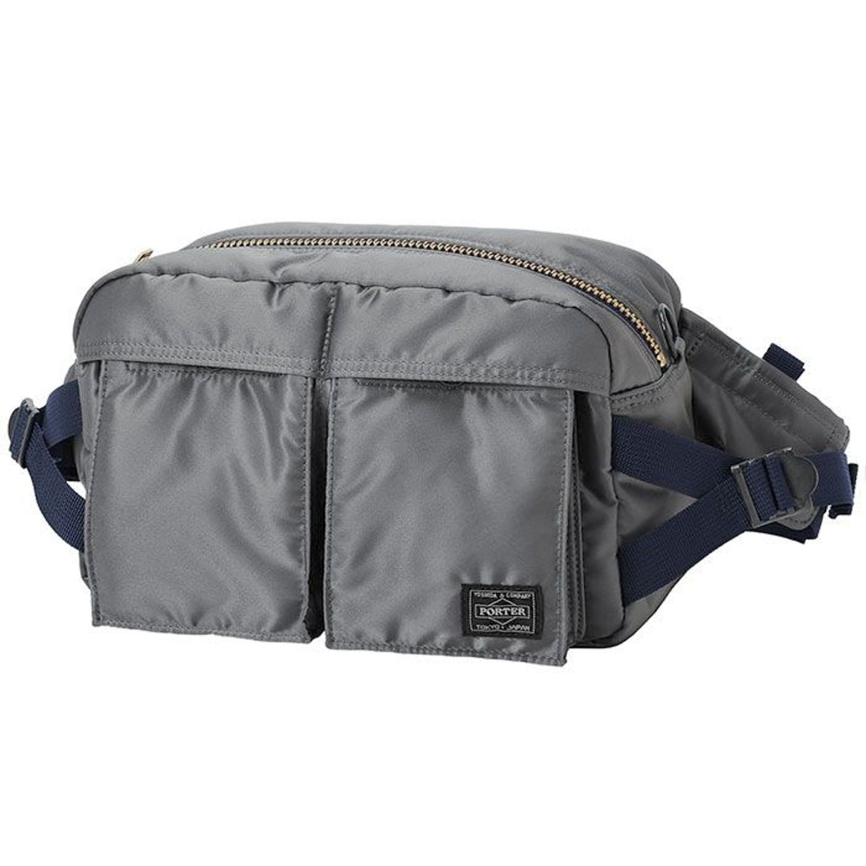 Porter Yoshida Japan PX Tanker Waist Bag Silver Grey [376-08333] PORTER JAPAN PORTER JAPAN - originalfook singapore