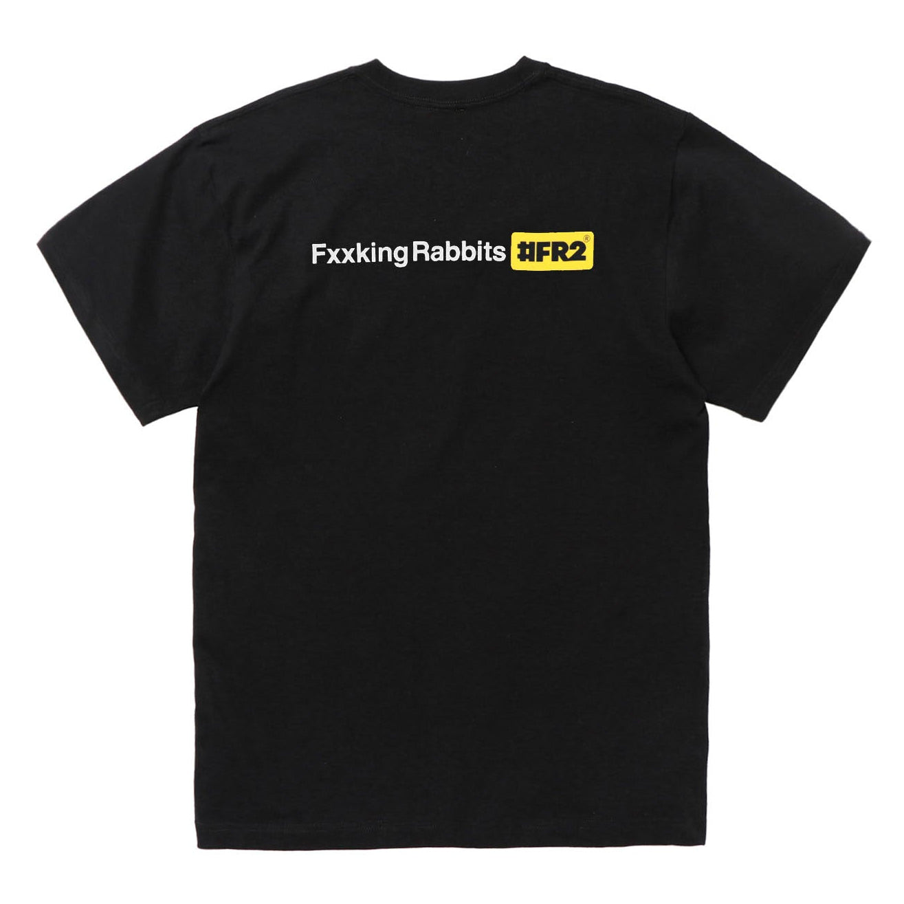 fr2 FXXKING RABBITS ブラック Tシャツ L Where to buy FR2 Fxxking Rabbits Logo Tee Black | ORIGINALFOOK