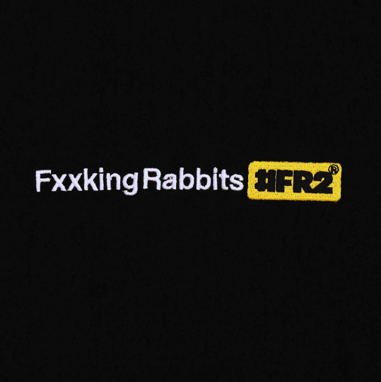 FR2 Fxxking Rabbits Logo Tee Black