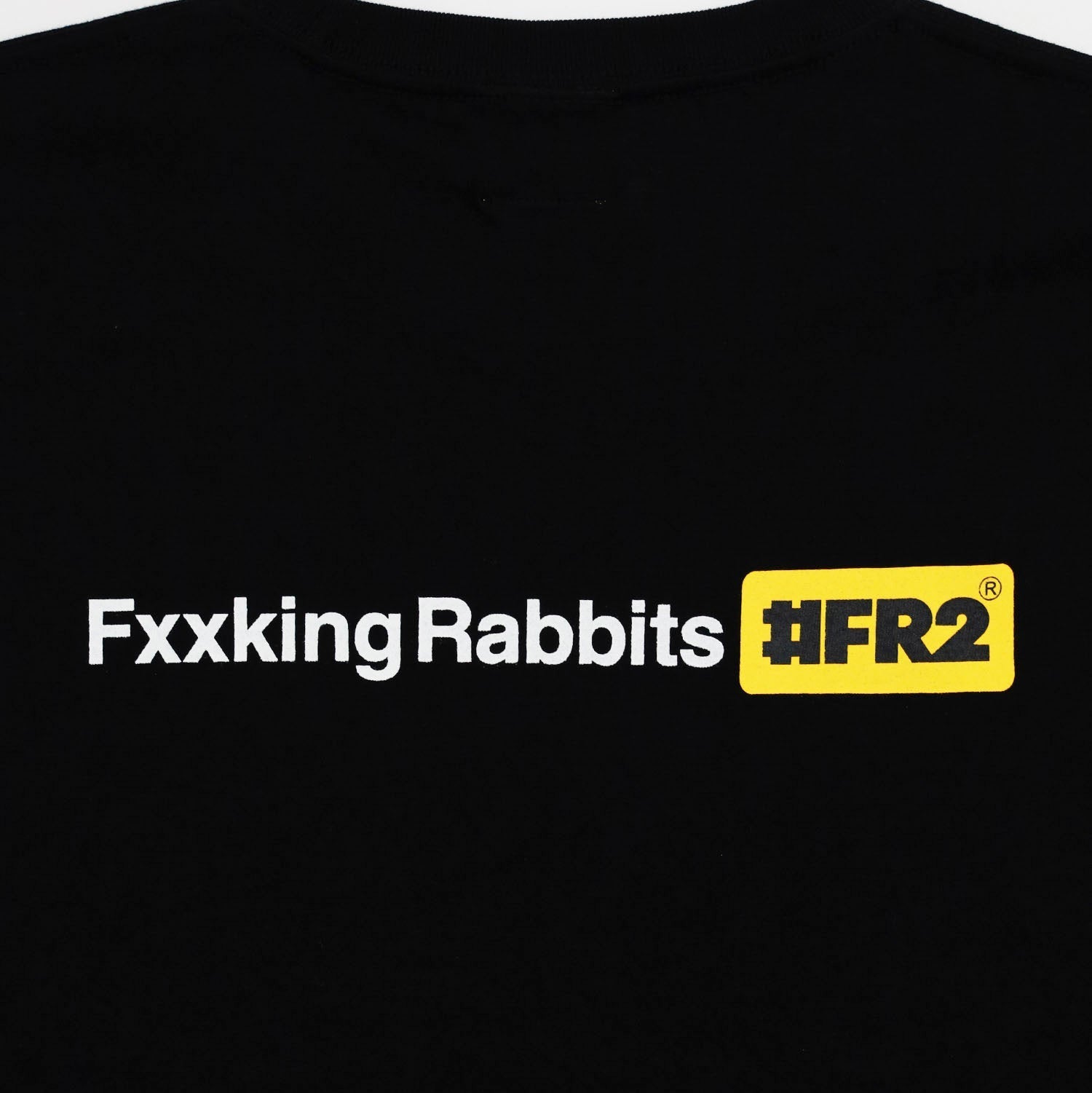 Where to buy FR2 Fxxking Rabbits Logo Tee Black | ORIGINALFOOK