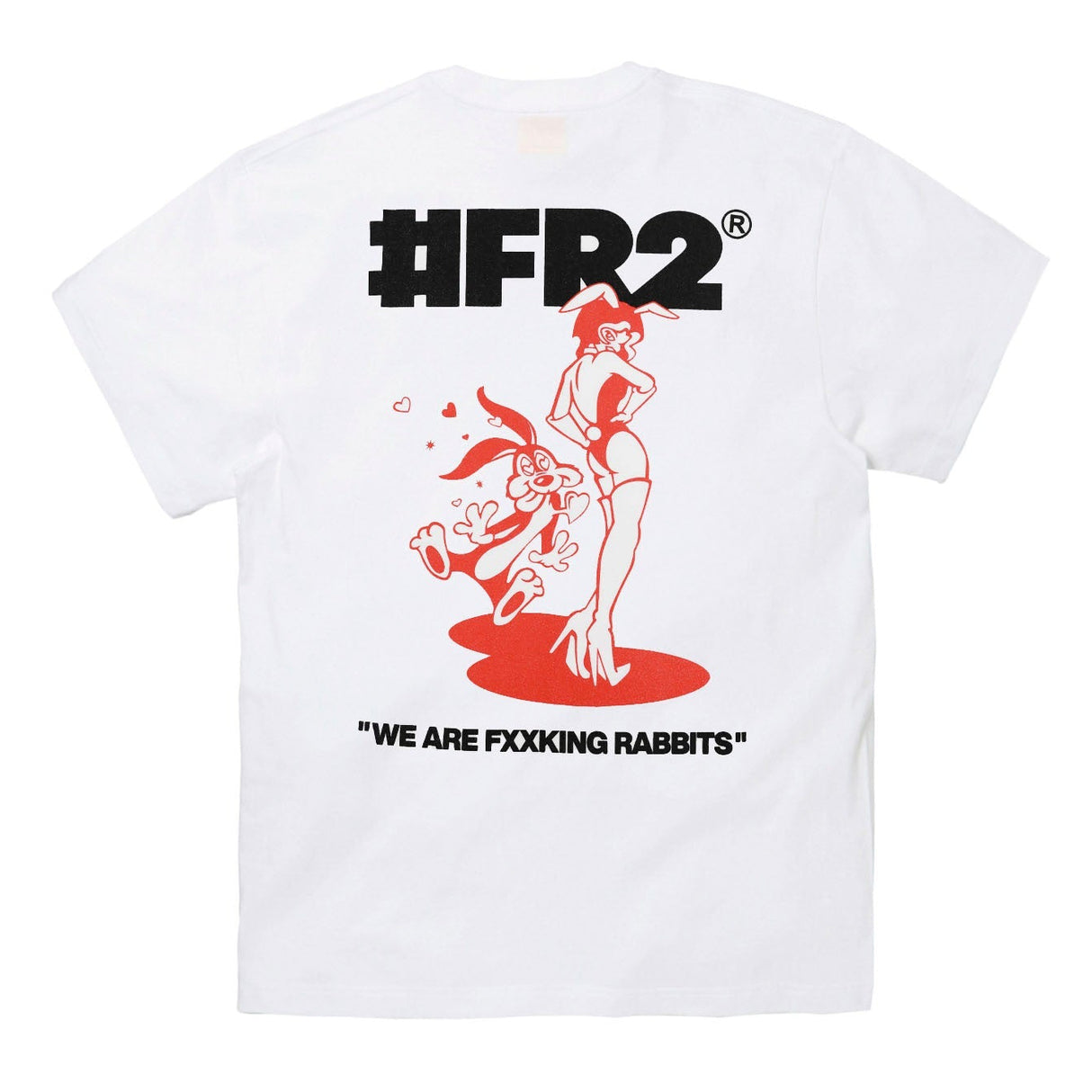 FR2 Bunny Seduction Tee White