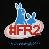 FR2 Water Rabbits Tee Black