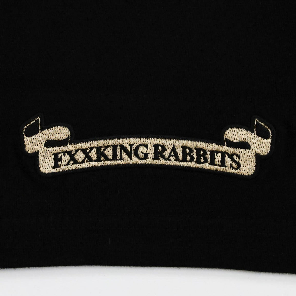 Black FR2 Emblem Icon T-shirt featuring a central emblem design, casual apparel by #FR2.