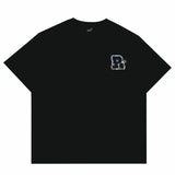 Rickyisclown Crystal Embossed Black Tee R37240813E (D10)