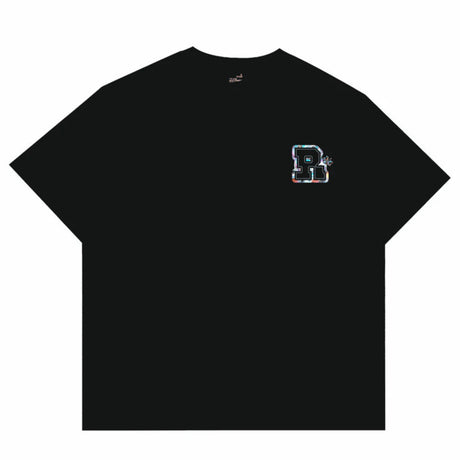 Rickyisclown Crystal Embossed Black Tee R37240813E (D10)