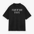 FEAR OF GOD Essentials Collegiate Logo Heavyweight Tee Washed Black FEAR OF GOD ESSENTIALS FEAR OF GOD ESSENTIALS - originalfook singapore