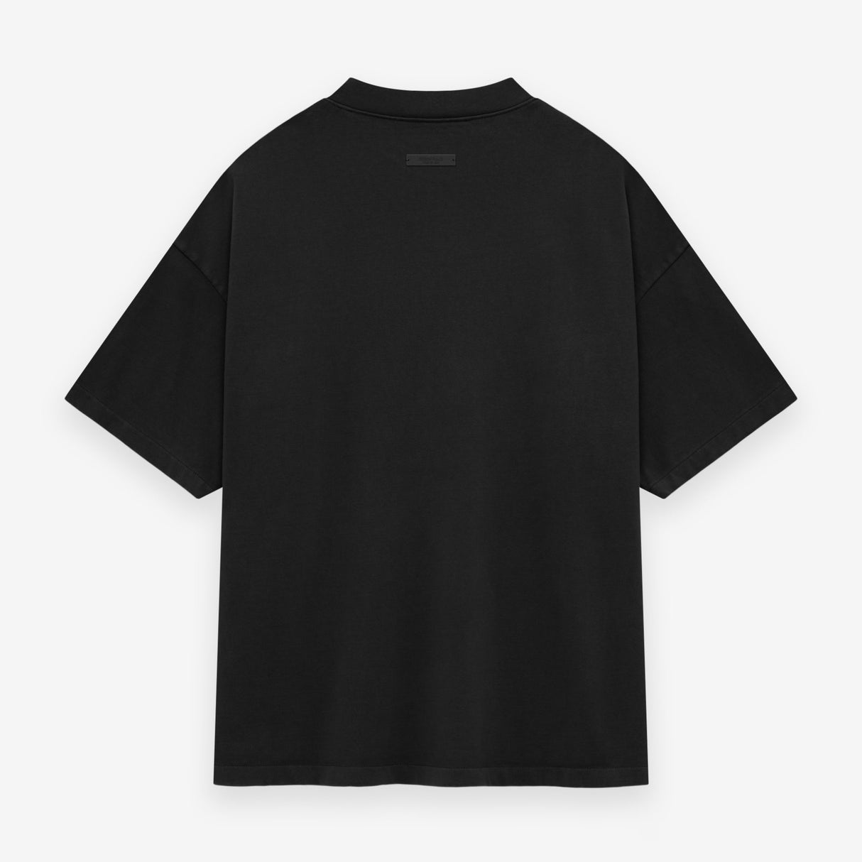 FEAR OF GOD Essentials Collegiate Logo Heavyweight Tee Washed Black