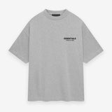 Fear of God Essentials Signature Logo Drop Shoulder Tee Light Heather FEAR OF GOD ESSENTIALS FEAR OF GOD ESSENTIALS - originalfook singapore