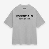 Fear of God Essentials Signature Logo Drop Shoulder Tee Light Heather FEAR OF GOD ESSENTIALS FEAR OF GOD ESSENTIALS - originalfook singapore