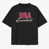 Fear of God Essentials X NBA 90s V2 Heavyweight Tee Vintage Black - ORIGINALFOOK