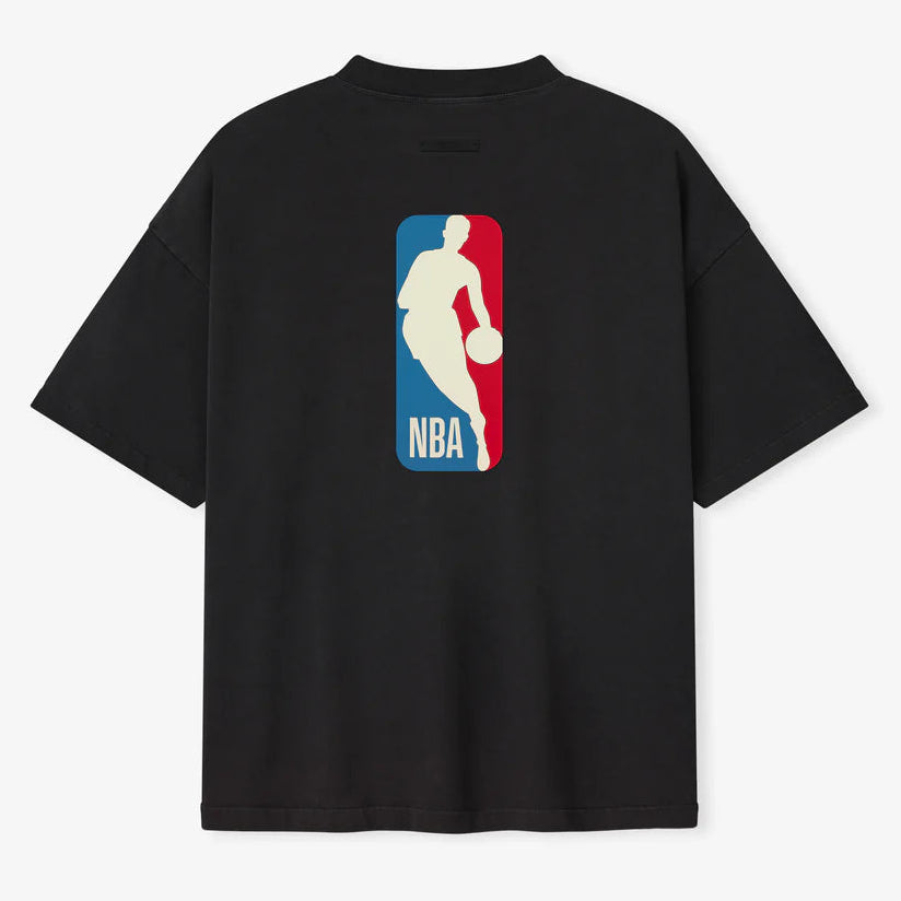 Fear of God Essentials X NBA 90s V2 Heavyweight Tee Vintage Black - ORIGINALFOOK