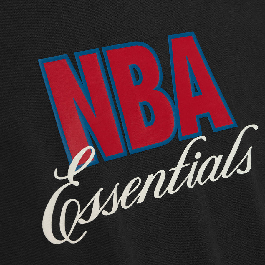 Fear of God Essentials X NBA 90s V2 Heavyweight Tee Vintage Black - ORIGINALFOOK