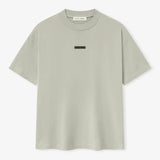 Fear of God Essentials Metallic Logo Classic Tee Abbey Stone