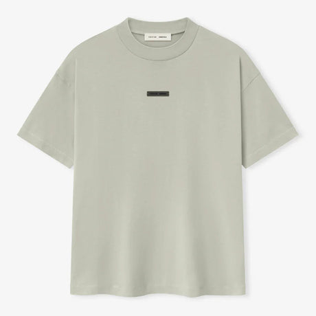 Fear of God Essentials Metallic Logo Classic Tee Abbey Stone