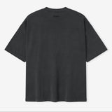 Fear of God Essentials Training 90s heavyweight short sleeve tee in faded iron grey, casual apparel with a relaxed fit.