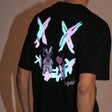 Rickyisclown [RIC] Reflective Astro Bunny Smiley Tee Black [R17230314A-D8] RICKYISCLOWN RICKYISCLOWN - originalfook singapore