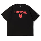 LifeWork Embossed Bulldog Logo Tee Black LifeWork LifeWork - originalfook singapore