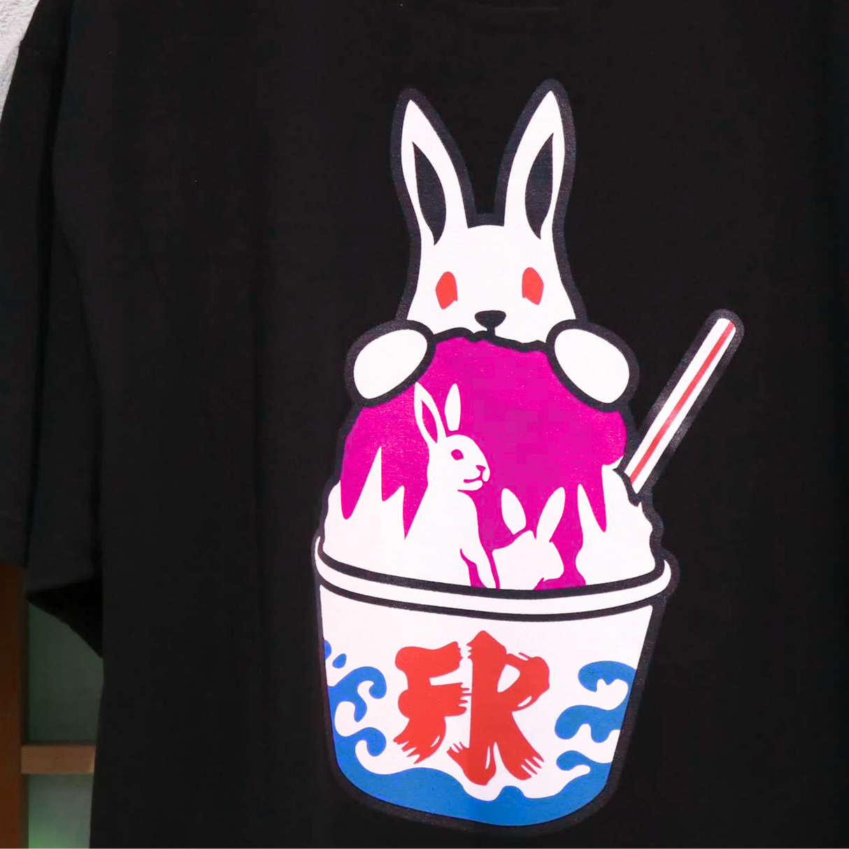 Buy FR2 Shaved Ice Rabbit Tee Black - Japan Exclusive online Buy FR2 Shaved Ice Rabbit Tee Black - Japan Exclusive online