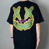 Rickyisclown [RIC] Embossed Pop Art Smiley Tee Black [R27231109C-S9] RICKYISCLOWN RICKYISCLOWN - originalfook singapore