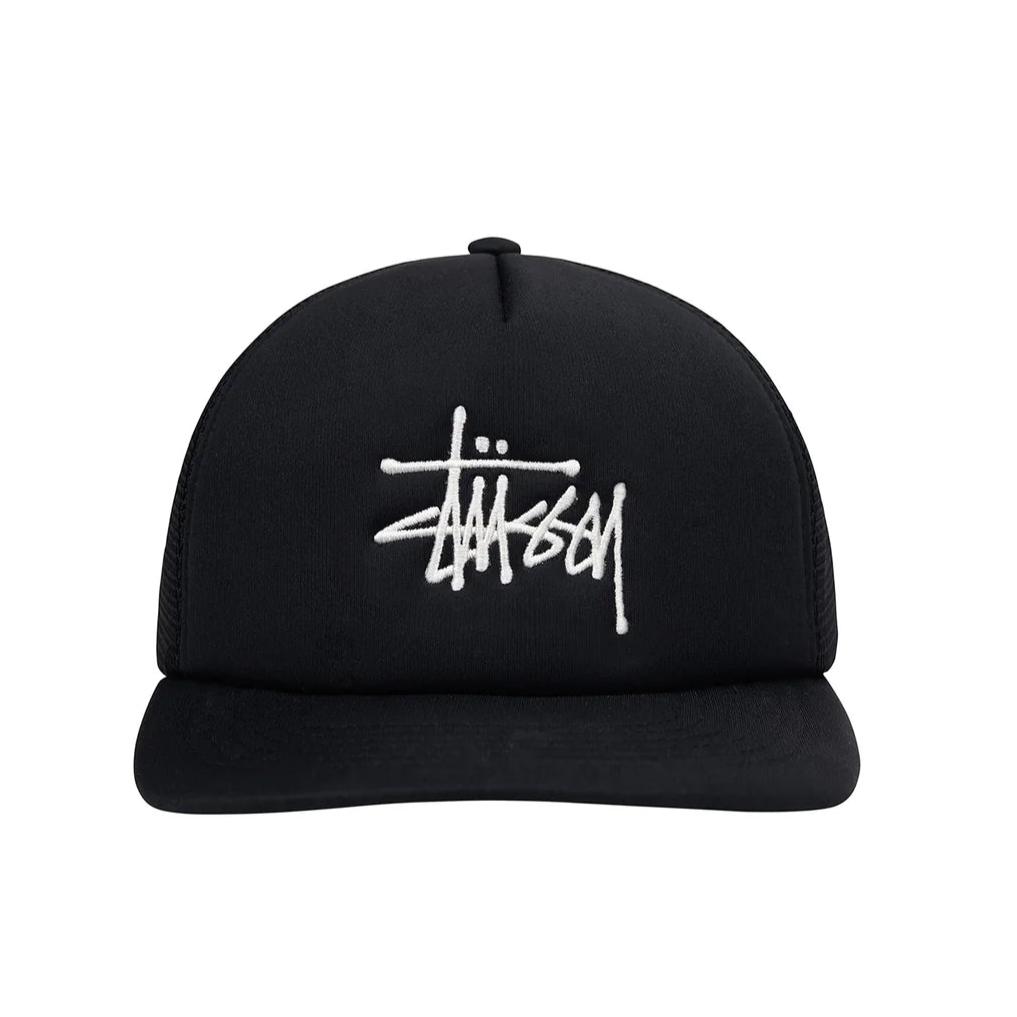 Stussy Big Basic Trucker Cap Black STUSSY STUSSY - originalfook singapore