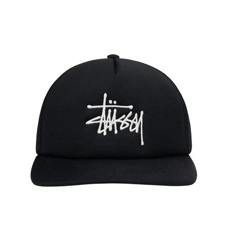 Stussy Big Basic Trucker Cap Black STUSSY STUSSY - originalfook singapore