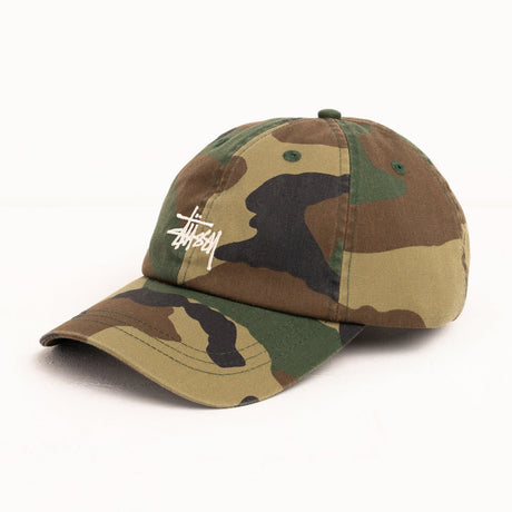 Stussy Basic Logo Baseball Cap Camo