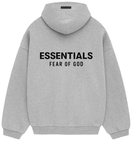 FEAR OF GOD Essentials Signature Logo Light Heather Hoodie