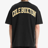 Cole Buxton Yellow Arc Tee Vintage Black
