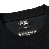 Black oversized T-shirt from Mastermind Japan X New Era collaboration, featuring bold branding and streetwear style.